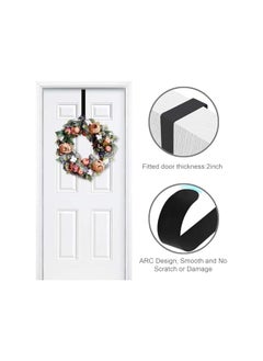 The Bros 15" Wreath Hanger, Black Iron, 2 Pack  - Image 4
