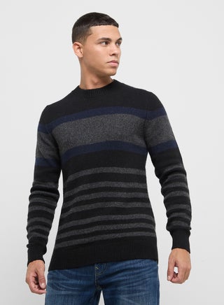 Slhjoe Stripe Crew Neck Sweater - pzsku/Z689635BB6580170F48E5Z/45/_/1742374066/753ff646-2fc1-489b-8410-aa1083833cd0