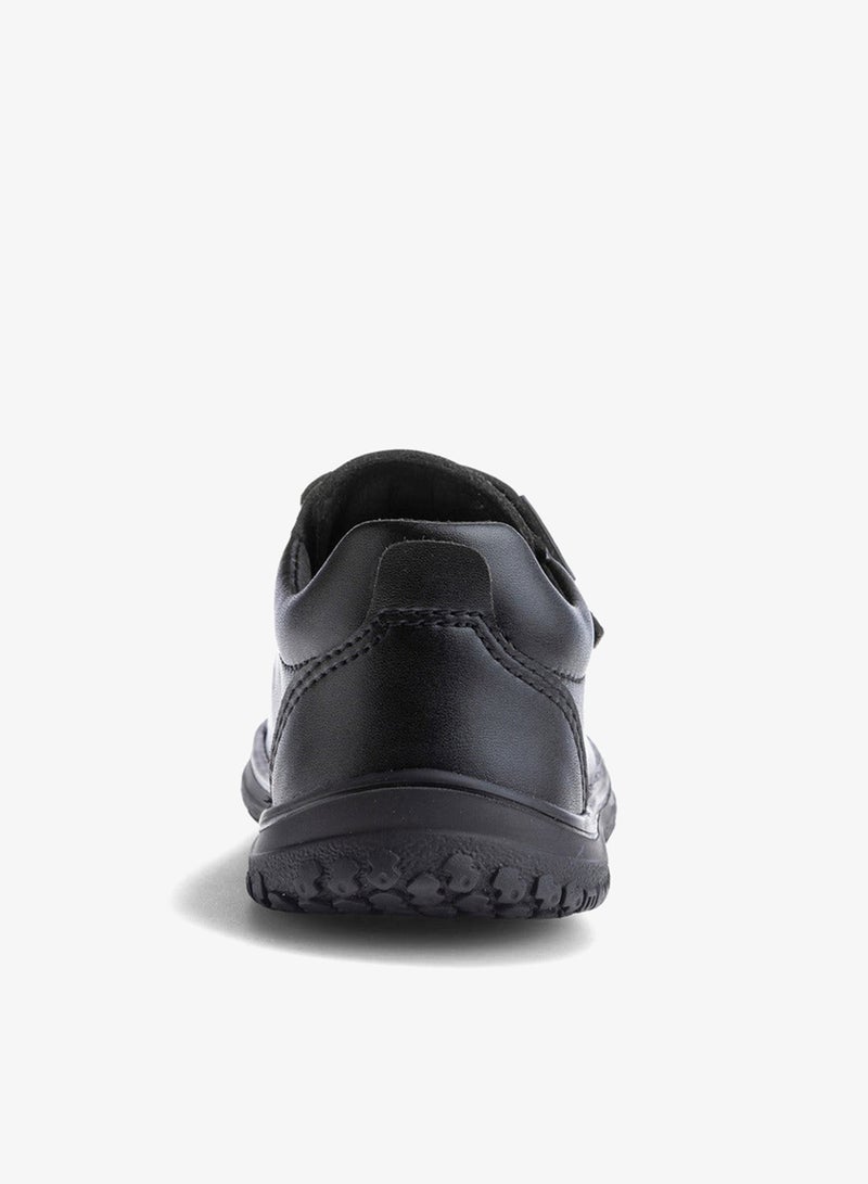 Pablosky Girls' Panelled School Shoes with Hook and Loop Closure - 355815-J - Image 5