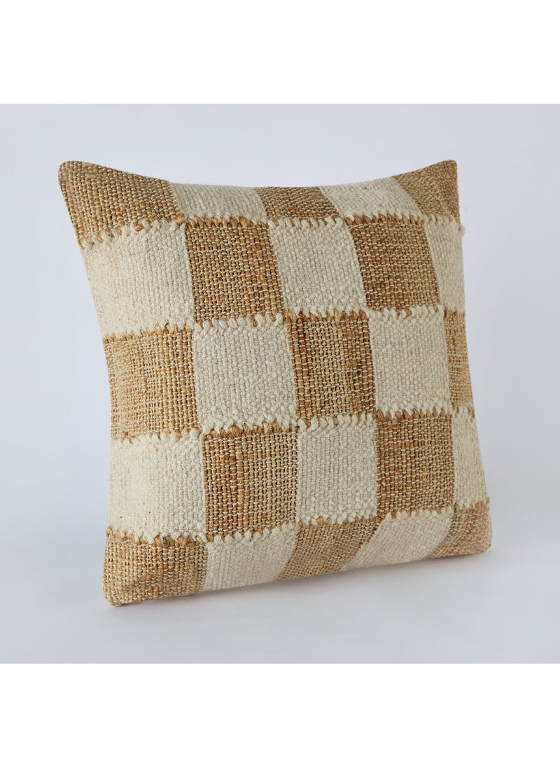 Mosaic Jute Checked Filled Cushion 45 x 45 cm - pzsku/Z689675730C95046EEF22Z/45/_/1718020763/0168cf8c-4543-44ce-ae32-6b728bdb77ba