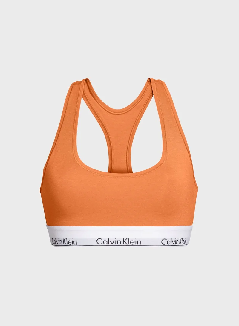 CALVIN KLEIN Logo Band Racerback Bra