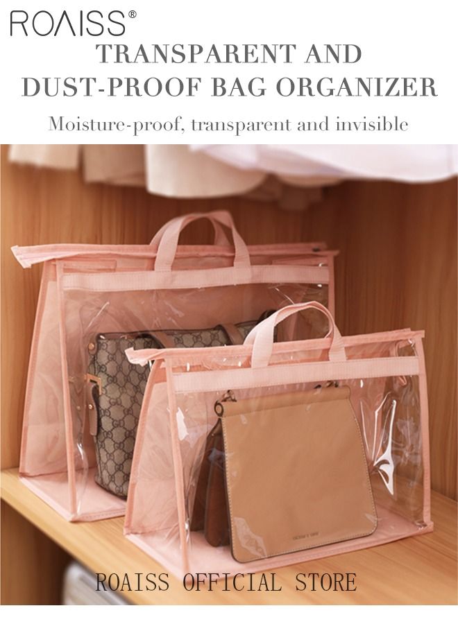 roaiss 5 Packs Multi-size Storage Bags Transparent Waterproof Organizer for Women - Image 3