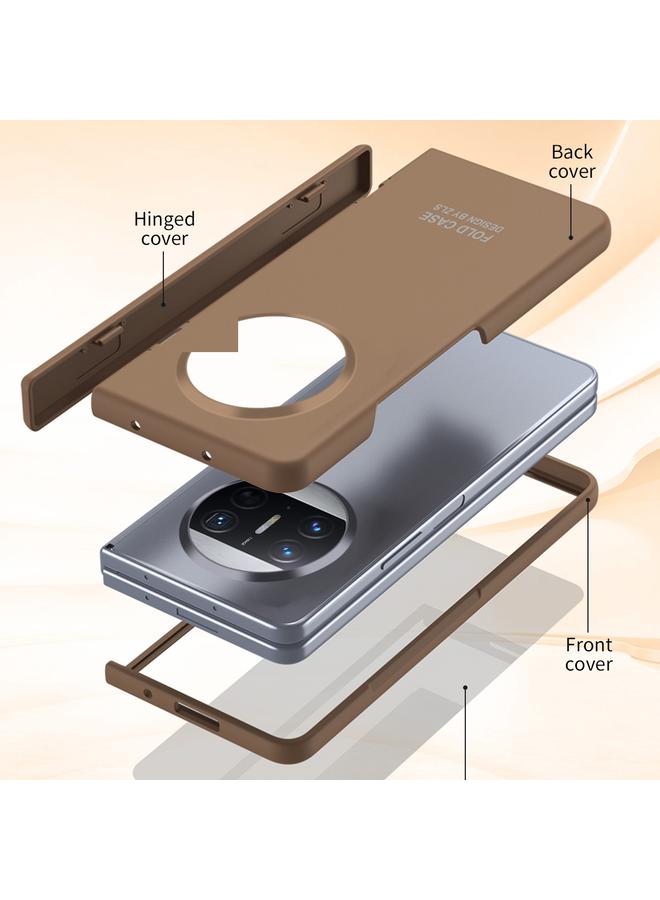 اس-توب جراب لهاتف Huawei Mate X3 Extraordinary Series، جراب هاتف قابل للطي ومفصلي بتغطية كاملة مع فتحة للقلم وقلم - Image 3