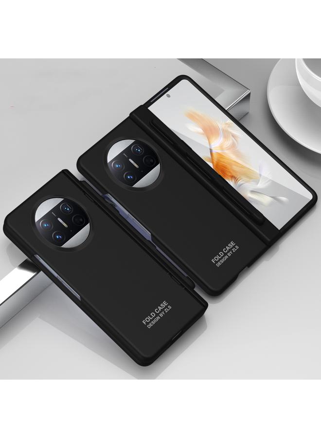 اس-توب جراب لهاتف Huawei Mate X3 Extraordinary Series، جراب هاتف قابل للطي ومفصلي بتغطية كاملة مع فتحة للقلم وقلم - Image 1