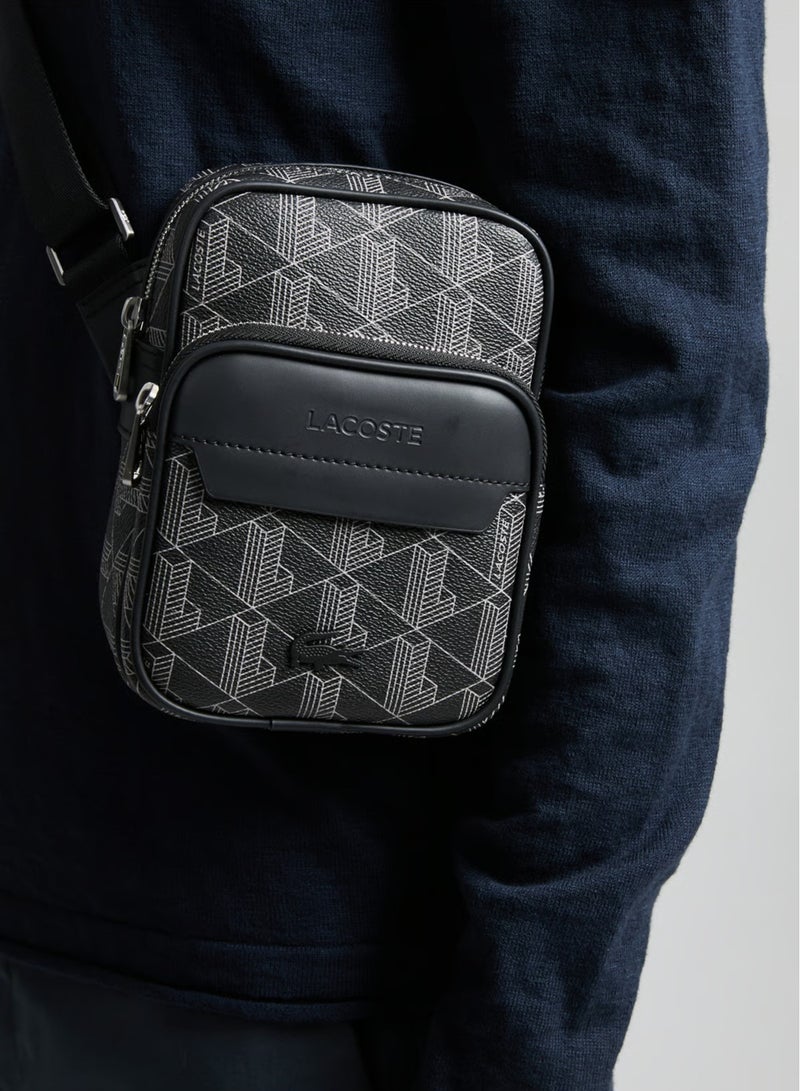 LACOSTE LACOSTE Monogrammed shoulder bag - Image 2