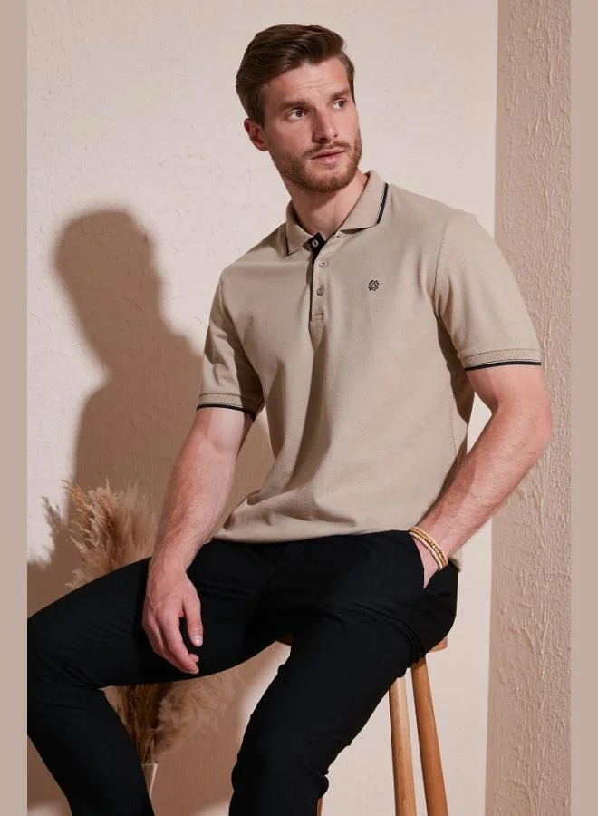 Buratti  Buratti Cotton Slim Fit Stripe Detailed Buttoned Polo Collar 3-Pack T Shirt Men's T SHIRT 5902118S3 for Men | Best Price UAE