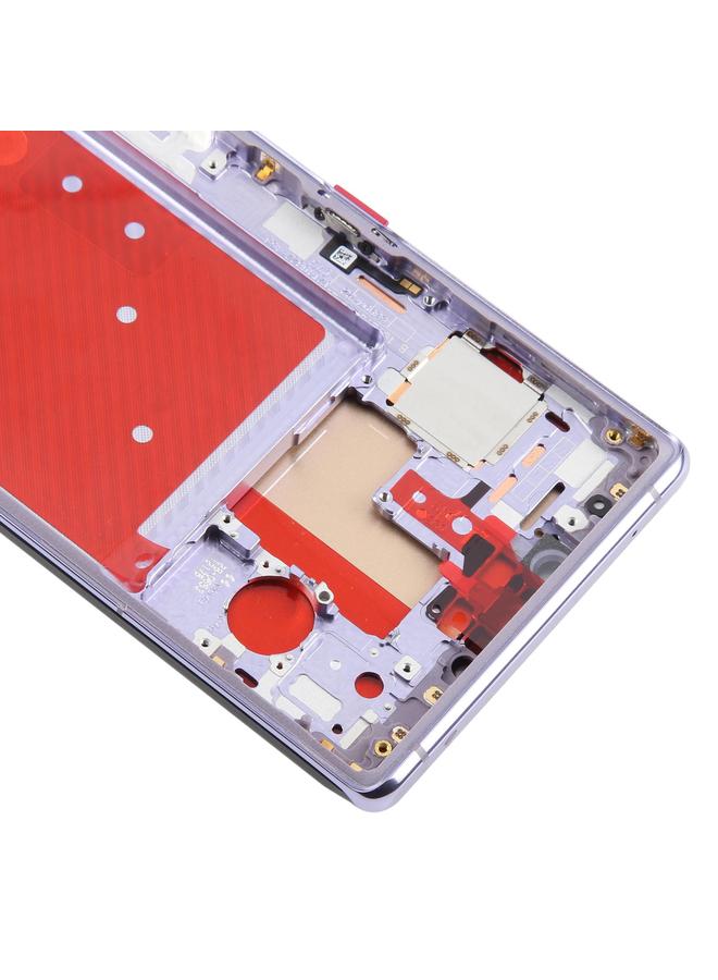 erorex Replacement For Huawei Mate 30 Pro TFT LCD Screen Digitizer Full Assembly with Frame, Not Supporting Fingerprint Identification Purple - Image 5