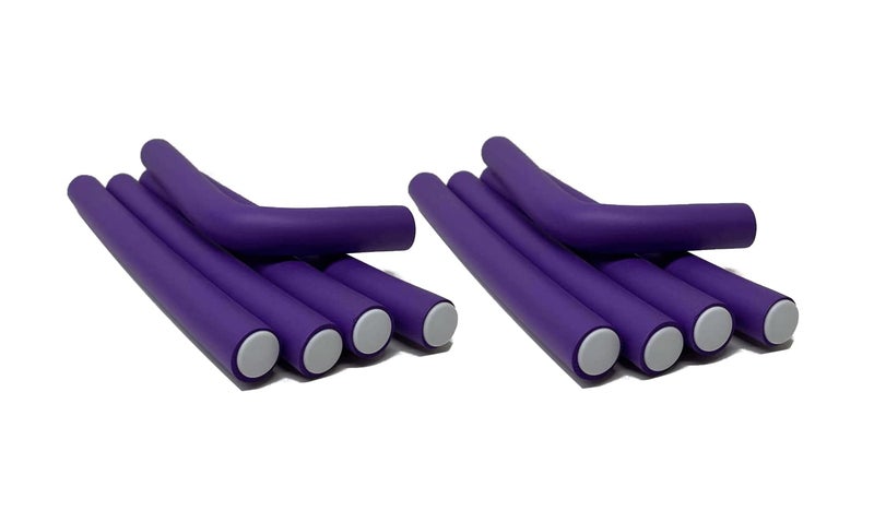 THE UM24 Flex Spongy Rod Rollers Twistflex Pro Curls Hair Roller Large  10PC