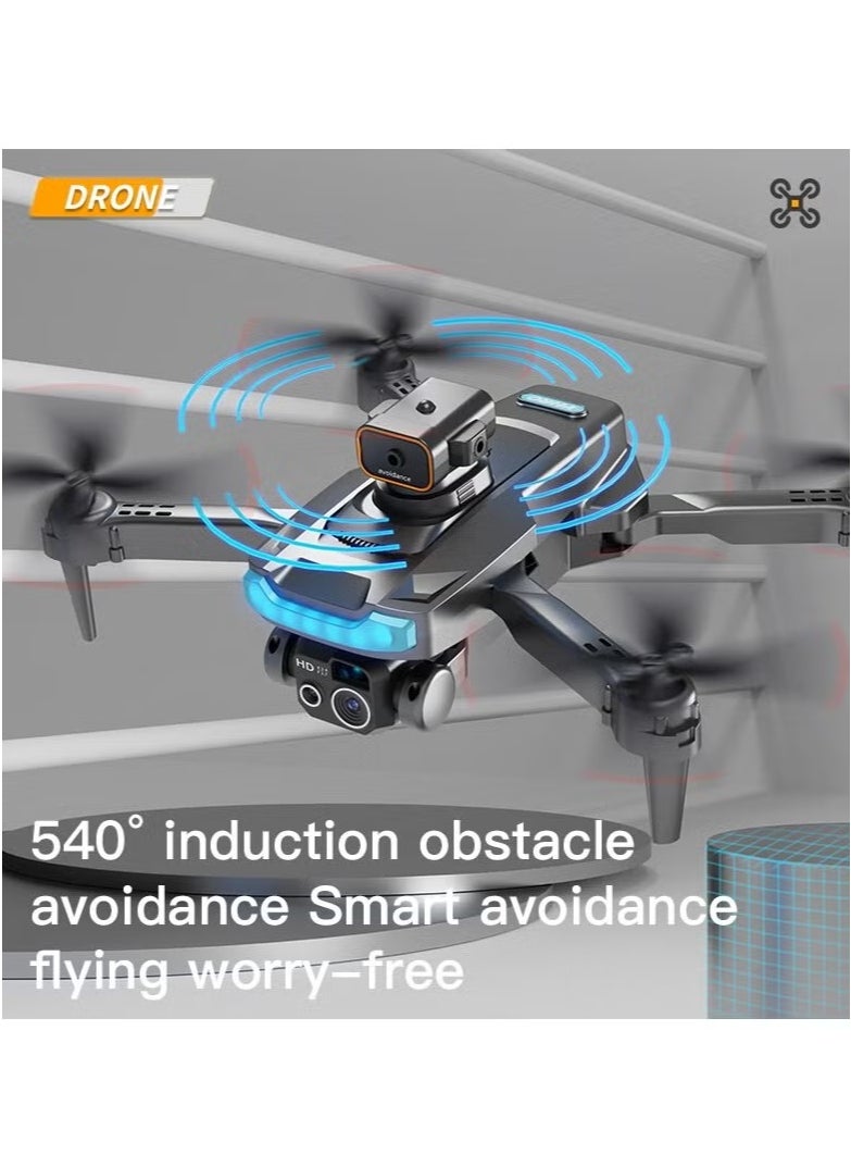 P15 Pro Foldable Drone with Dual 4K Front & 1080P Bottom HD Camera | 120° Wide-Angle Lens with FPV Live Streaming | Gesture & Voice Control for Easy Flight | One-Key Takeoff/Landing for Beginners | Foldable, Lightweight, and Portable Design | Long Battery Life for Extended Flying Time | Ideal RC Drone Toy for Kids, Teens & First-Time Users