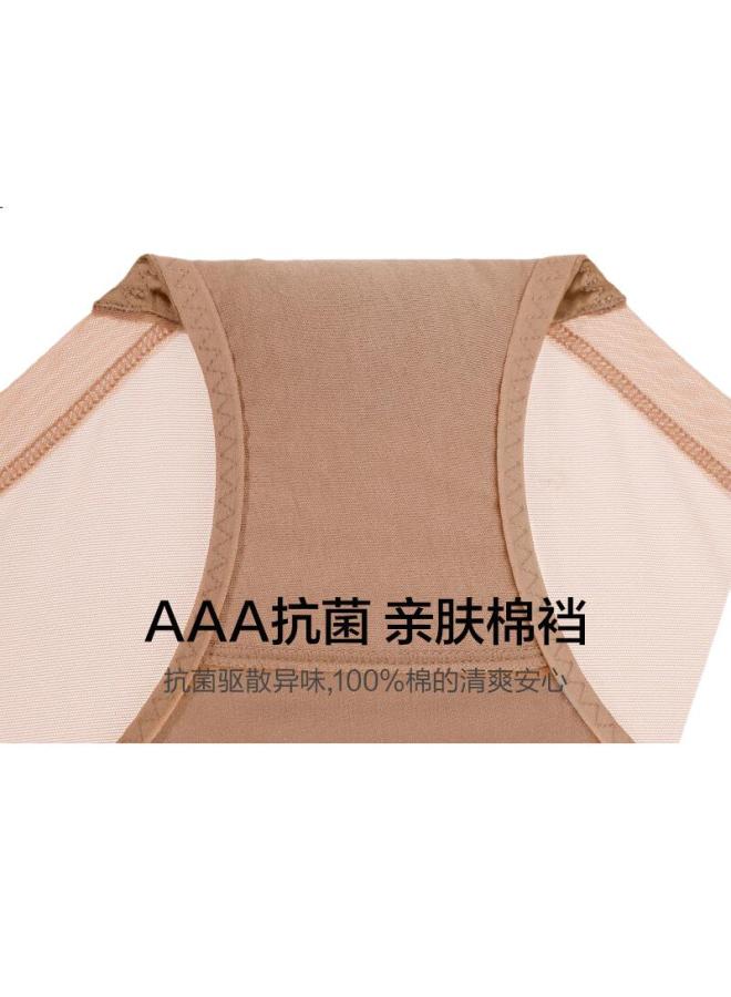 Aimer Women'S Underwear, Summer Cotton Crotch With Mulberry Silk, Mid-Rise Triangle Panties, Am22B021, 165 - Image 2