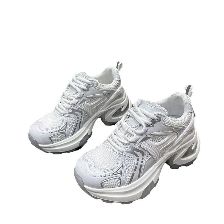 Women's Low Top Sneakers with Platform Sole - Image 5