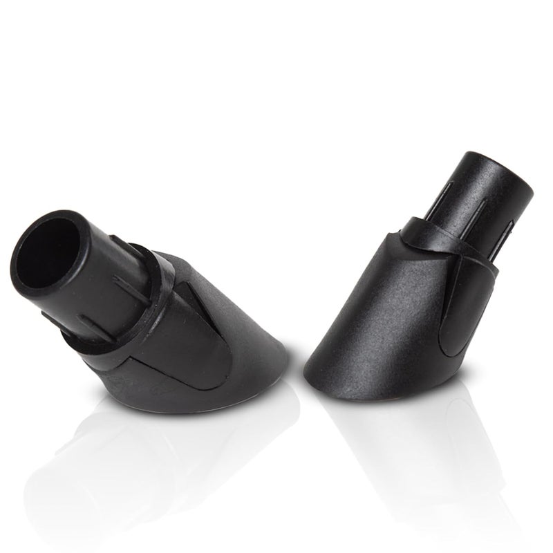 FENCE & DECK RITE Baluster Connectors for 3/4" Metal Balusters, Made with Black Polypropylene 3/4" for Stairs & Decks (Black Polypropylene, Adjustable Baluster Connector (96)) - Image 1