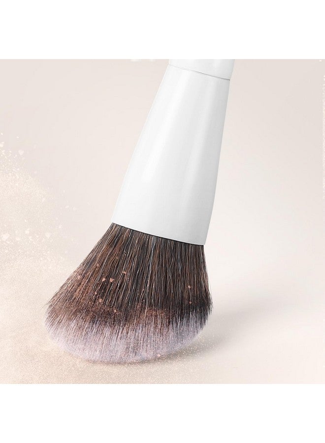 KingMas Angled Foundation Brush, Double-Ended Kabuki Makeup Brush, Large Foundation Brush And Medium Concealer Brush For Beauty Liquid, Cream, Powder, Blending Buffing Face Makeup Tools - Image 3