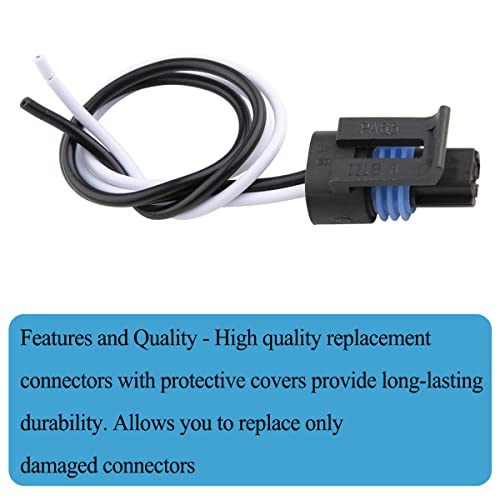 NFSpeeding 2pcs PT2386 Professional Multi-Purpose Pigtail Fits Coolant, Enigine Coolant Temperature Sensor Connector Headlight Harness, Replaces# 388862305 88987183 85100 - Image 4