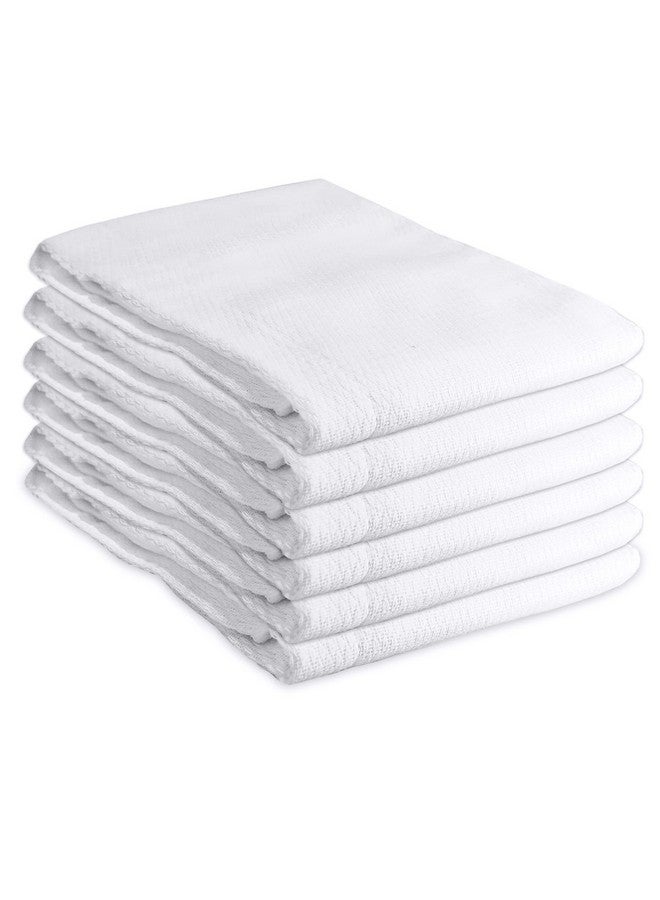 Ruvanti 10 Pack, Birdseye 3-Ply Prefold Cloth Diapers for Babies, 13x19 Inch, White - Image 2