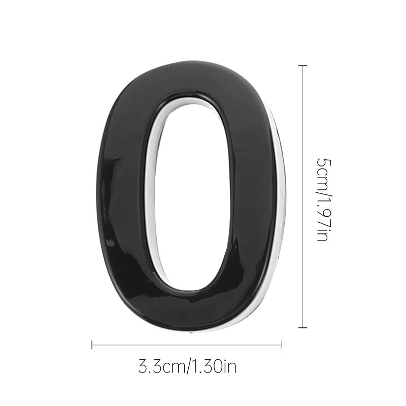 Door number stickers, resin material for durability, ideal for mailboxes and signs - Image 2
