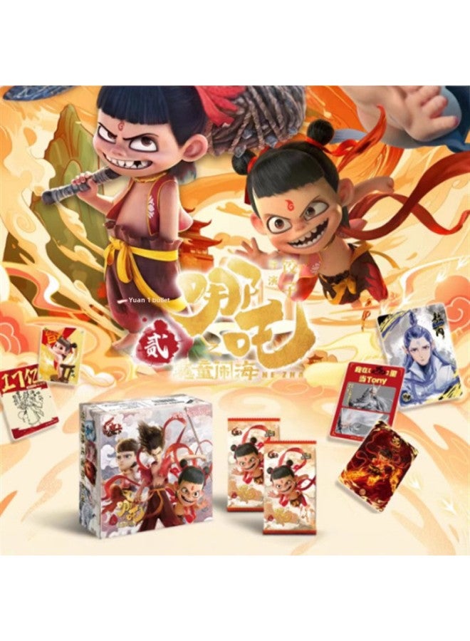 Which 2 Magic Child Sea Exquisite Card Magic Card Collection Ao C Colorful Character Card Rare Card Hot Sale-Color:Zha Ka Nezha 3 Yuan Pack, 18 Packs Per Box, Free Shipping  - Image 5
