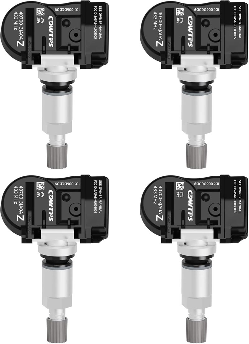 CDWTPS TPMS Sensor 40700-3JA0A Tire Pressure Monitoring Sensor for Nissan and Infiniti (4 Pack) - Image 1