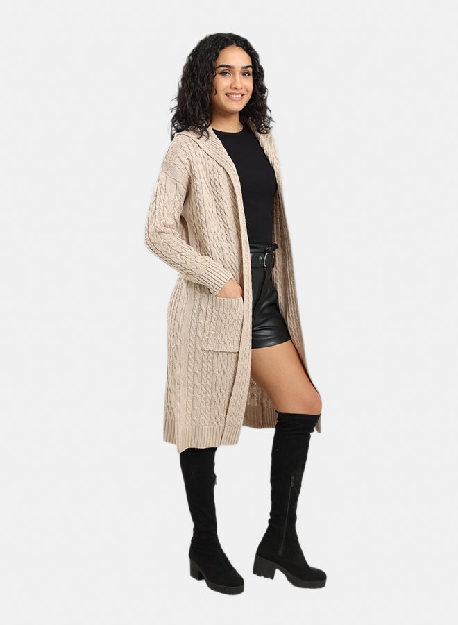 Carina Hooded Midi Cardigan - Image 3