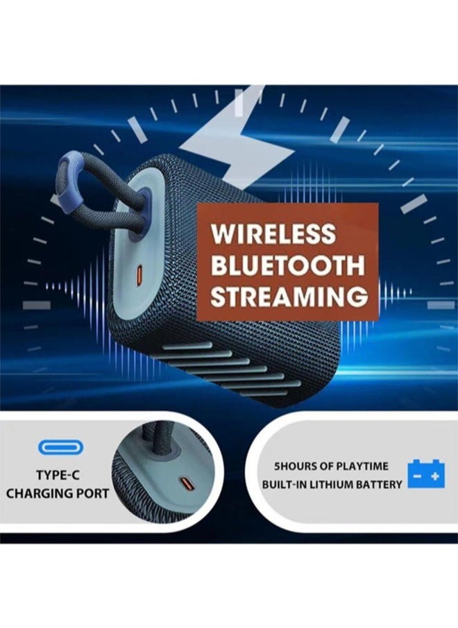 JBL Suitable For JBL GO3 3Rd Generation Portable Bluetooth Speaker Outdoor Mini Subwoofer. -Blue  - Image 4