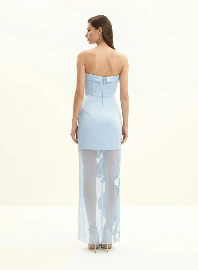 JW PEI Orchid Embroidered Maxi Dress