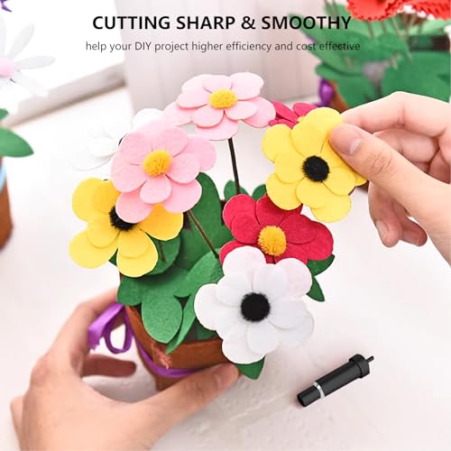 UTNVBTR Deep Cut Blade for Maker 3/4/Maker/Explore 3/4/Air 2/Air/One/Venture,60° Deep Point Blade and Housing for Cutting Metallic/Genuine Leather, Craft/EVA Foam, Aluminum Foil, Magnetic Sheet,Etc - Image 4