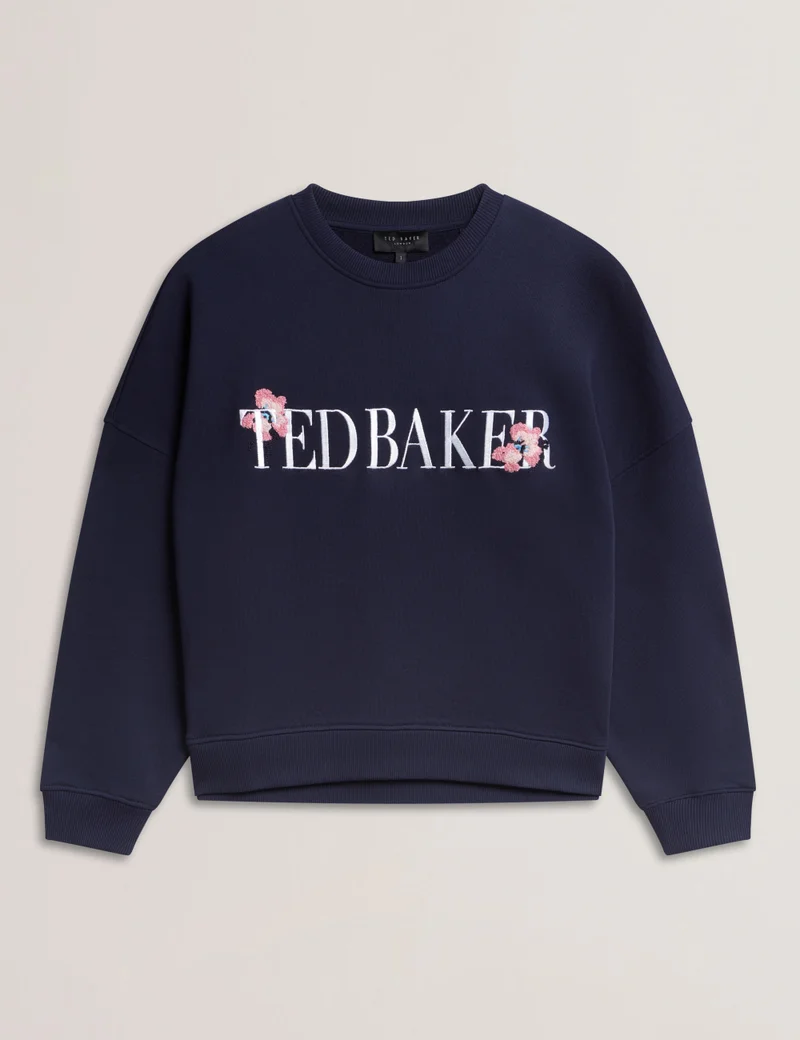 تيد بيكر Logo Detailed Top
