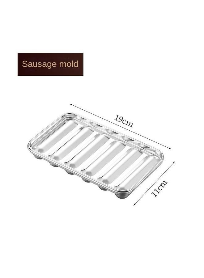 Bluejw 304 Stainless Steel Sausage Mold Ham Sausage Baby Complementary Food Baby Steamed Cake Homemade Grilled Sausage Grinding Tool - Image 1