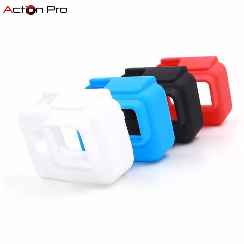 Action Pro Silicone Cover Side Frame Case Compatible with GoPro-5/6/7(Red) - Image 4