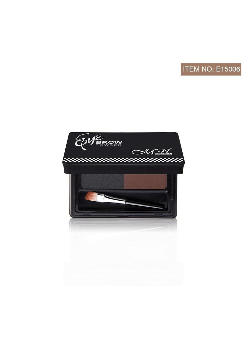 BP Eyebrow Cake Make Up With Brush Dark Brown - Image 4