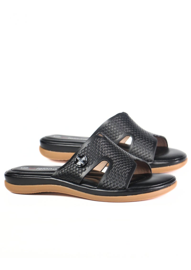 SD.Felano Women Comfort Flat Sandals | Soft Cushioned Footbed | Lightweight Easy Slip On Design | Anti Slip Sole | Open Toe Daily Wear Sandals | Comfortable Footwear For Home Walking And Casual Use - Image 2