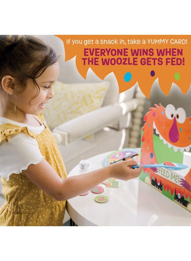 Peaceable Kingdom Feed The Woozle Cooperative Game for 2 to 5 Kids Ages 3+ - Learn Social Skills While Completing Physical Challenges - Image 4