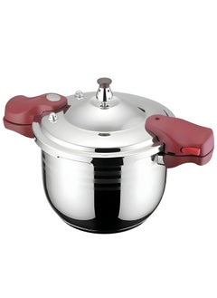 Royal Royal 9L Stainless Steel Pressure Cooker  Jumbo Size, Compatible with Induction, Gas, Ceramic & Electric Stoves, Includes Glass Lid & Steaming Rack  - Image 1