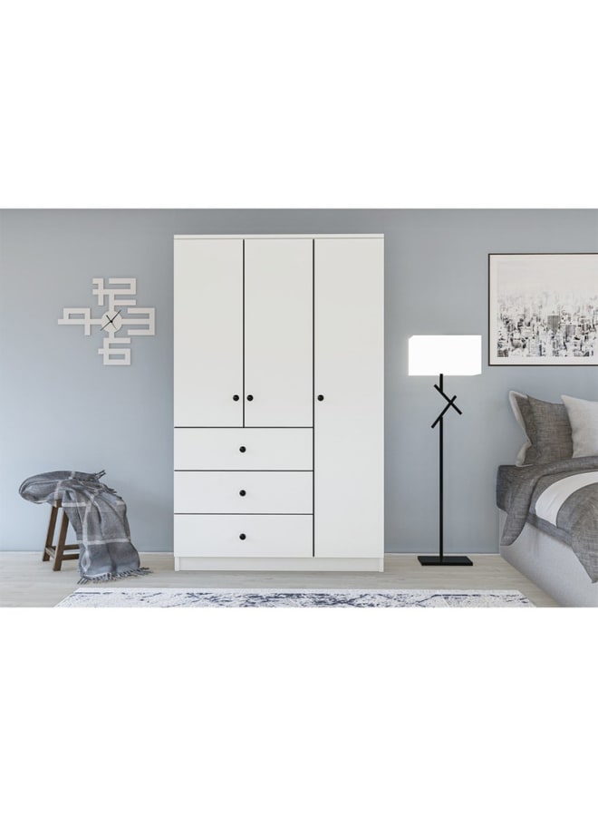 ريترو RA051 دولاب 90×160×50سم - أبيض - Image 1