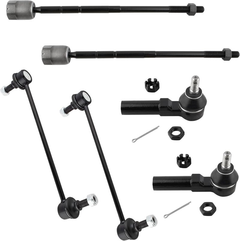 YMAUGP Front Sway Bar Links and Inner Outer Tie Rods for 2004-2007 Ford Freestar and Mercury Monterey - Image 1