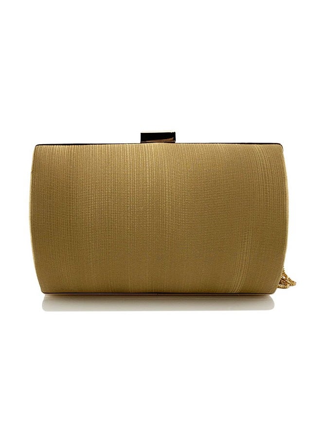 Loquat - Womens Tassel Clutch Purses Evening Crossbody Bag Chain Handbag for Wedding Cocktail Party Prom Gold - Image 1