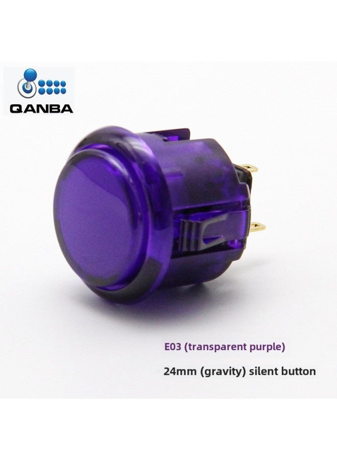 Qanba Gravity Ks Rapid Silent Street Fighter Arcade Button 30/24mm Mechanical Axis Quick Fire Digital Computer Game Joystick-Product Color:E03  24mm  - Image 1