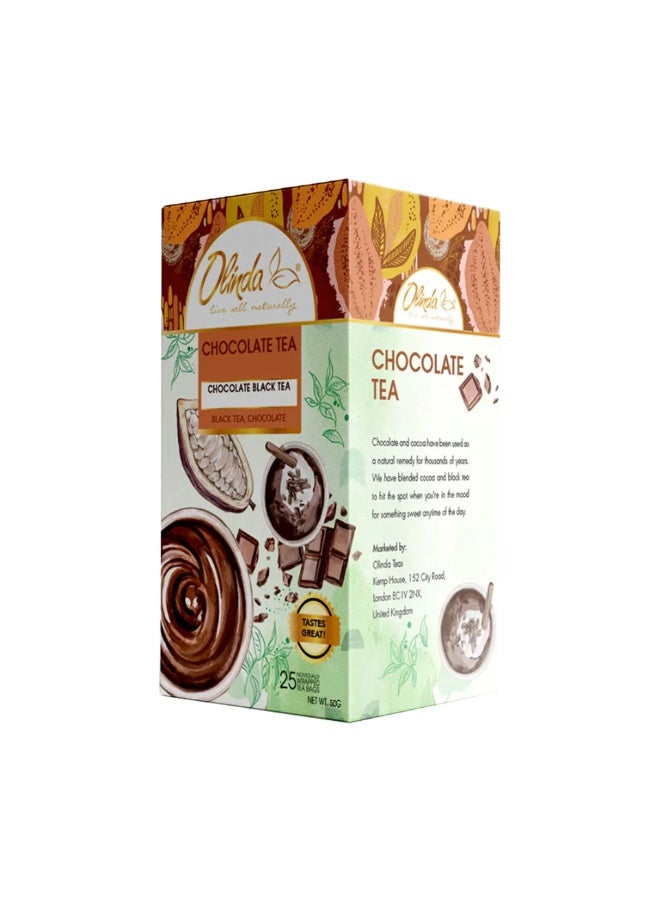 Olinda Chocolate Black Tea 25 Teabags 50 G - Image 2