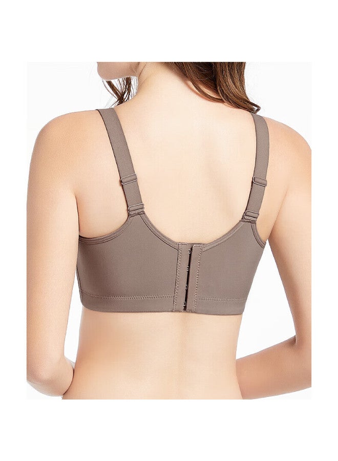 Finseech Lightweight Wireless Bra, Large Size, Side Support, Seamless Underwear Bra, Classic Black, XL