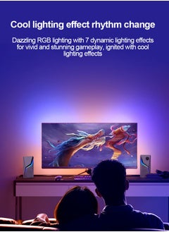 FlashHawk RGB Desktop USB PC Speaker,Wired Stereo Sound Speaker for Computer Notebook  - Image 5