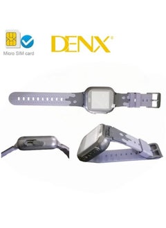 Denx Smart watch for kids with GPS, SIM and water resistance Black  - Image 1