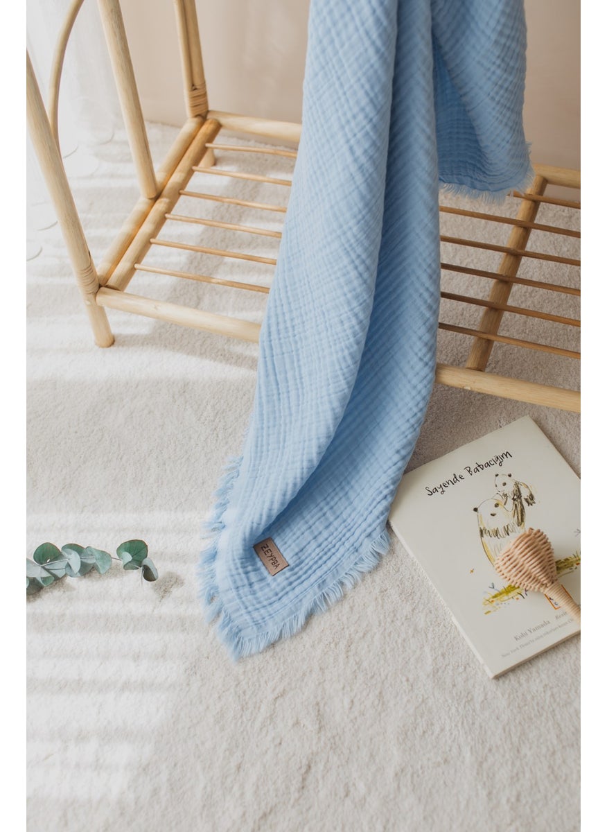 100% Cotton Baby Blue Muslin 4-layer Muslin Baby & Child Muslin Blanket 100% Cotton 110X110CM - pzsku/Z6898847B27A6F87E13D7Z/45/_/1725791771/65008d31-5a5d-49c3-bb47-8e46a71111aa