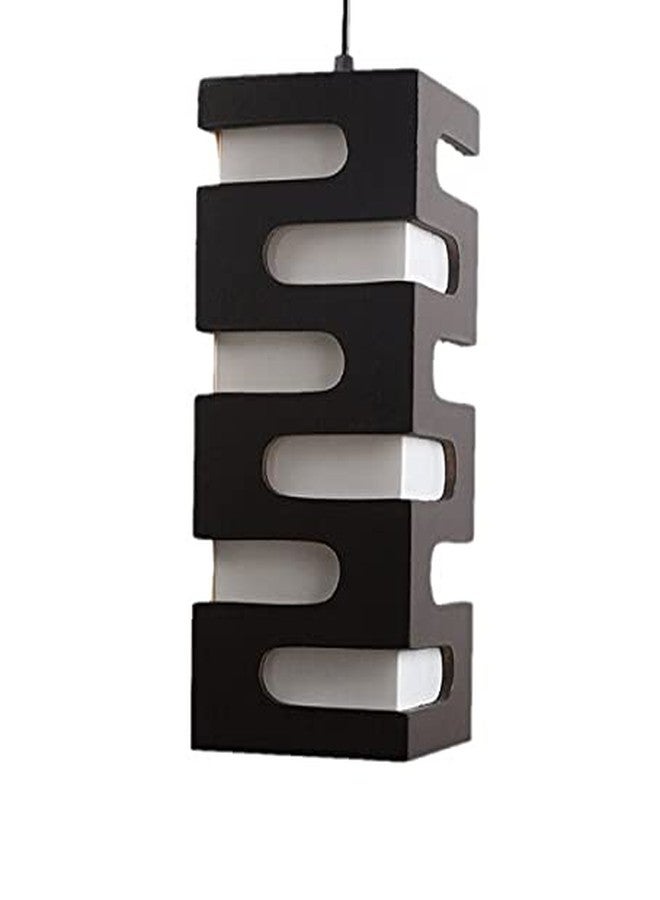 GAUVIK Ceiling Hanging Pendant Lamp Light (S Cutting Design, Black) - Image 3