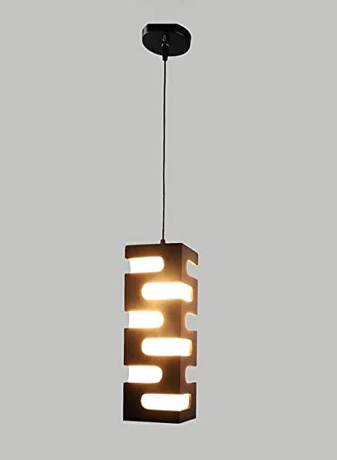 GAUVIK Ceiling Hanging Pendant Lamp Light (S Cutting Design, Black) - Image 2