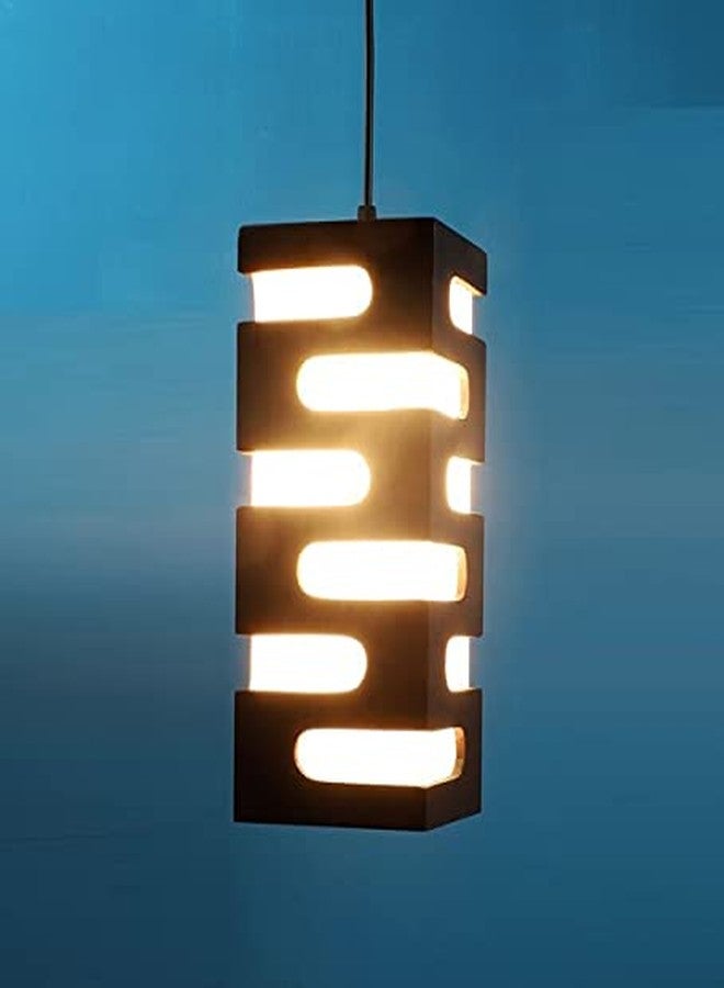GAUVIK Ceiling Hanging Pendant Lamp Light (S Cutting Design, Black) - Image 1