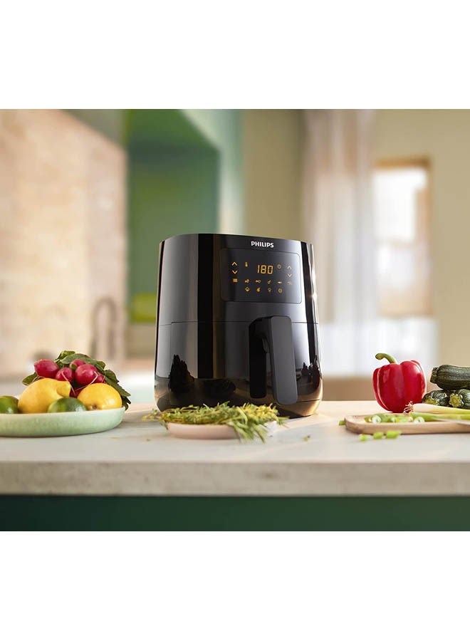Philips Essential Airfryer Compact  With Rapid Air Technology 4.1 L HD9252-91 Black - Image 2