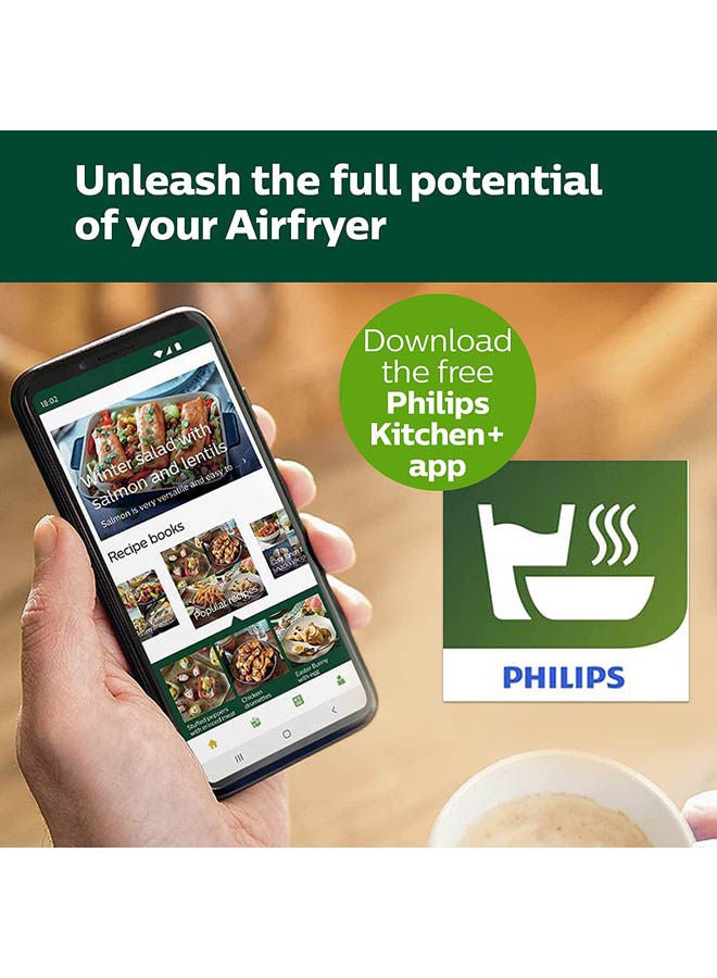 Philips Essential Airfryer Compact  With Rapid Air Technology 4.1 L HD9252-91 Black - Image 4