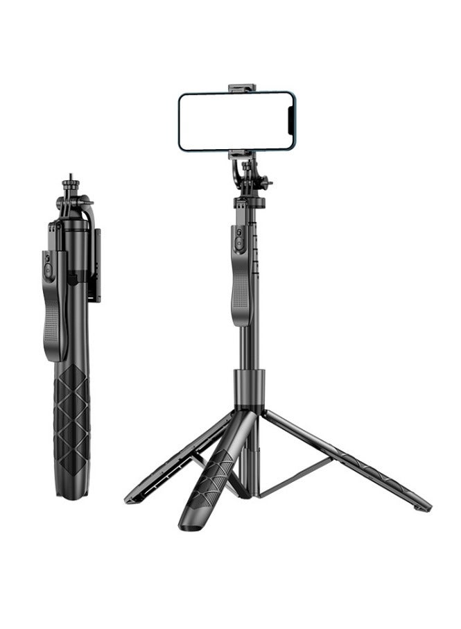 سمارتكس عصا سيلفي طويلة ممتازة L16 مع حامل ثلاثي القوائم، عصا سيلفي للهواتف المحمولة، عصا سيلفي طويلة تصل إلى 61 بوصة، عصا سيلفي 4 في 1 مع حامل ثلاثي القوائم، عصا سيلفي لأجهزة iPhone وAndroid، لون أسود - Image 2