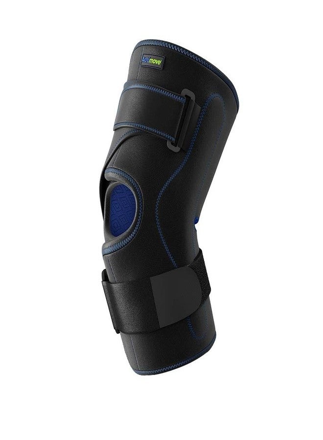 Actimove Sports Edition Knee Brace Wrap Around, Polycentric Hinges, Condyle Pads | Left & Right Compatible Knee Support for Meniscus Tear, Pain, ACL, MCL, Injury Recovery | Men & Women, Black, - Image 2