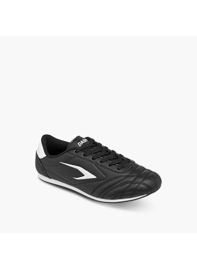Dash Women Stitch Detail Sneakers with Lace-Up Closure